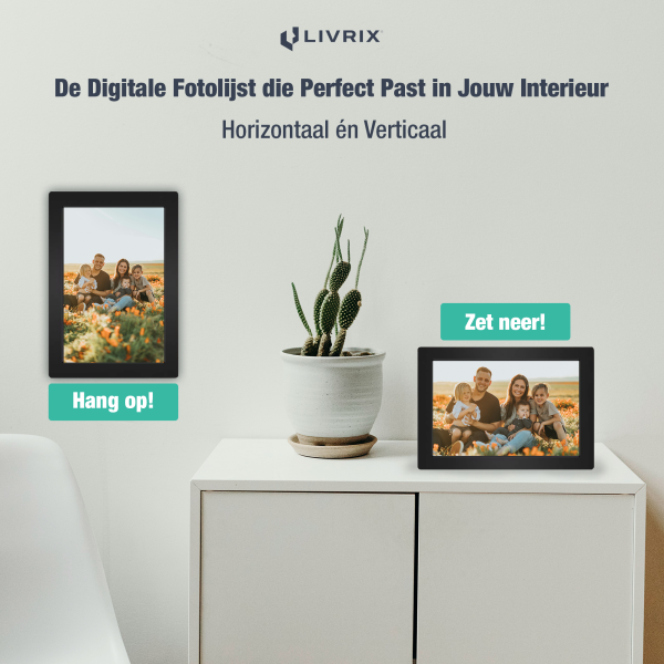 Digitale Fotolijst - 10.1 inch - Inclusief Gratis 128GB SD Kaart