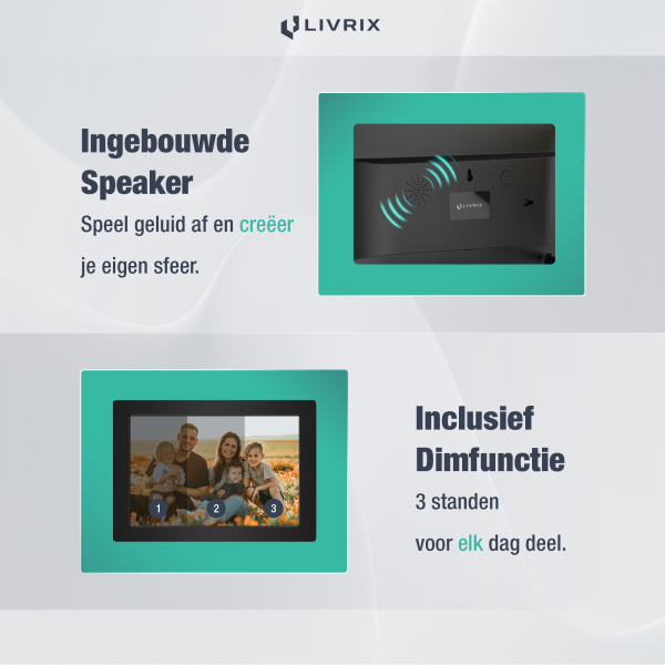 Digitale Fotolijst - 10.1 inch - Inclusief Gratis 128GB SD Kaart
