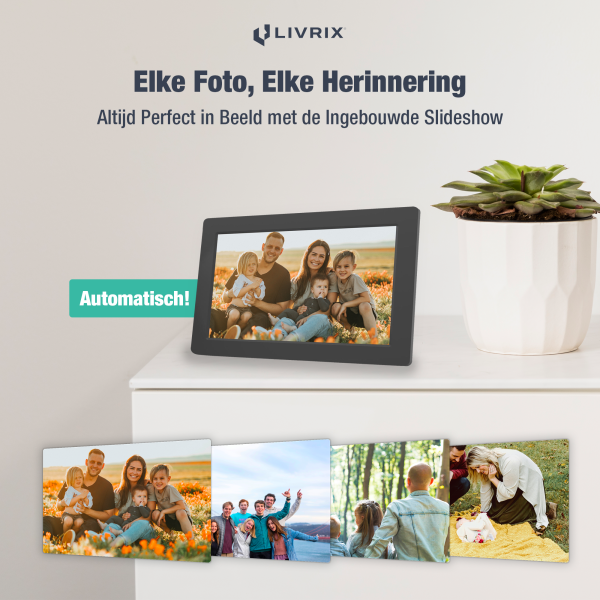 Digitale Fotolijst - 10.1 inch - Inclusief Gratis 128GB SD Kaart