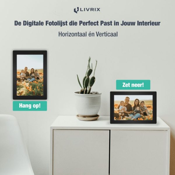 Digitale Fotolijst - 15.6 inch - Inclusief Gratis 128GB SD Kaart