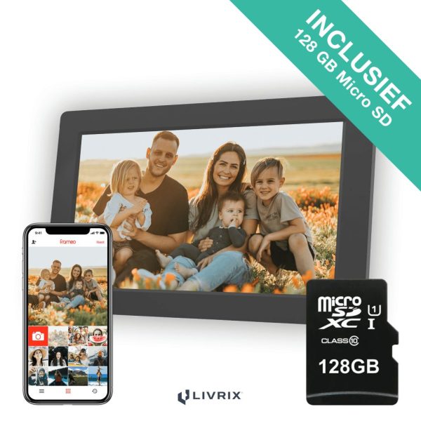 Digitale Fotolijst - 15.6 inch - Inclusief Gratis 128GB SD Kaart
